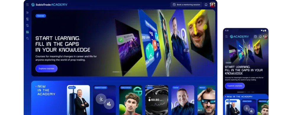 SabioTrade proprietary trading platform, challenges, dashboard, and rules - Preview 4